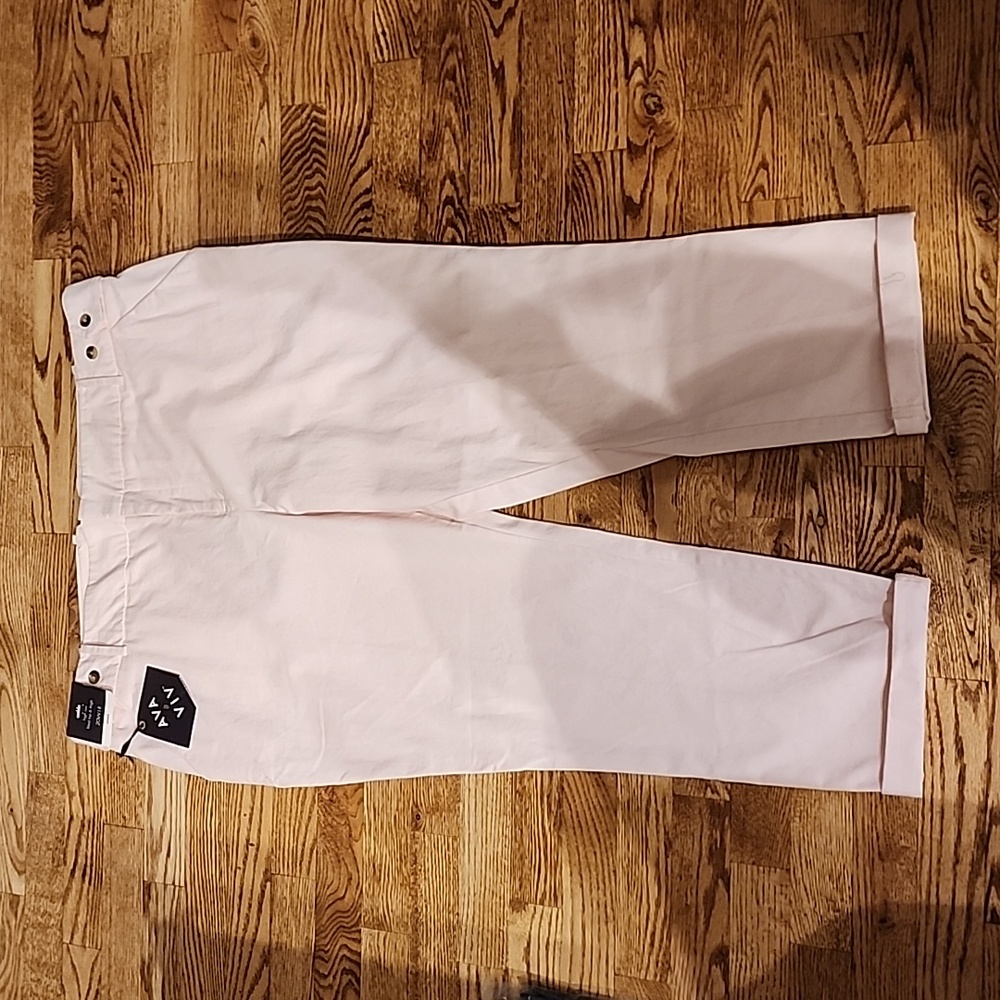 (20W) NWT Ava & Viv Pastel Ankle High Rise Fitted Hip & Thigh Stretch Trouser